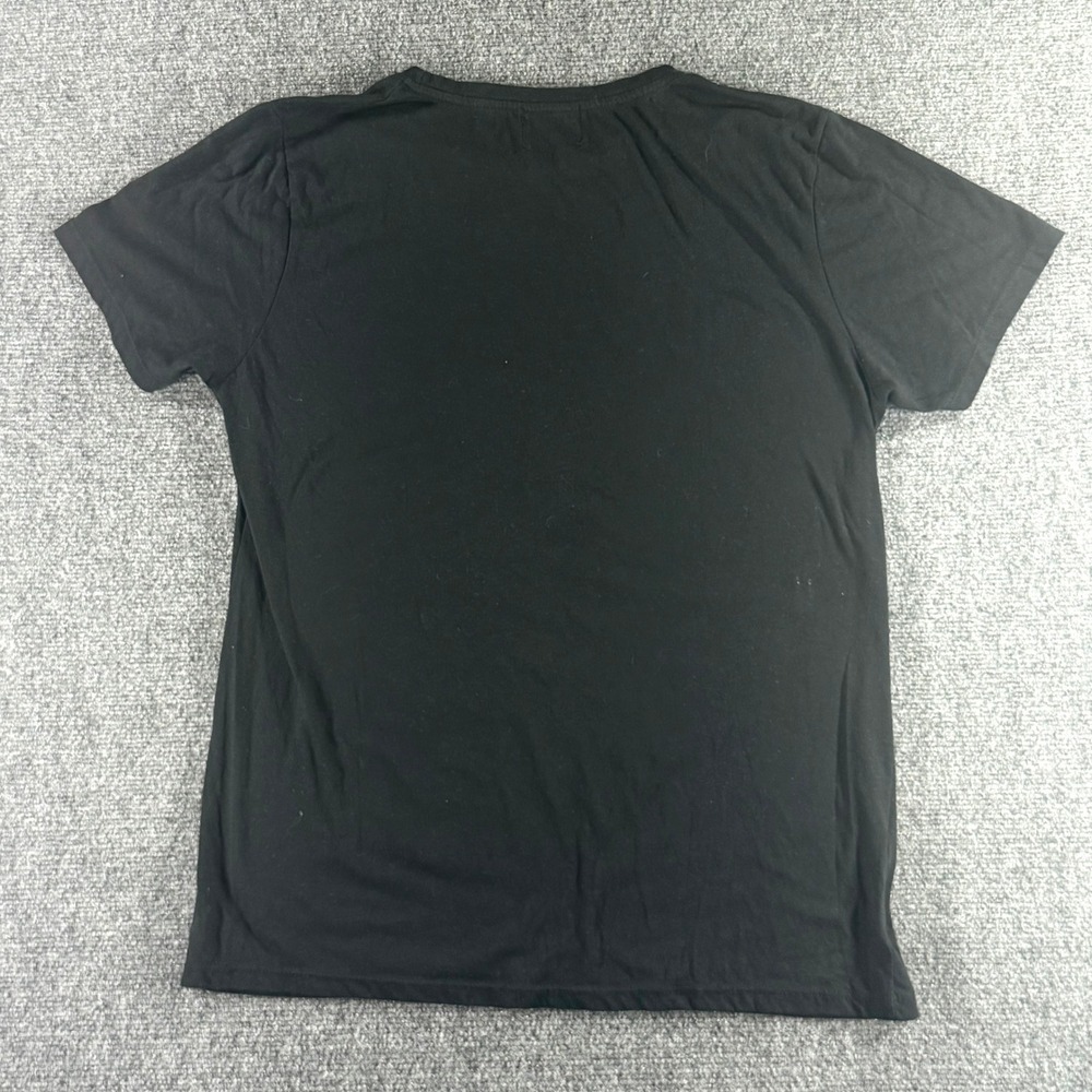 Vete al Diablo Playboy Graphic T-Shirt Mens Medium Black Butterfly Print Tee - Picture 2 of 6